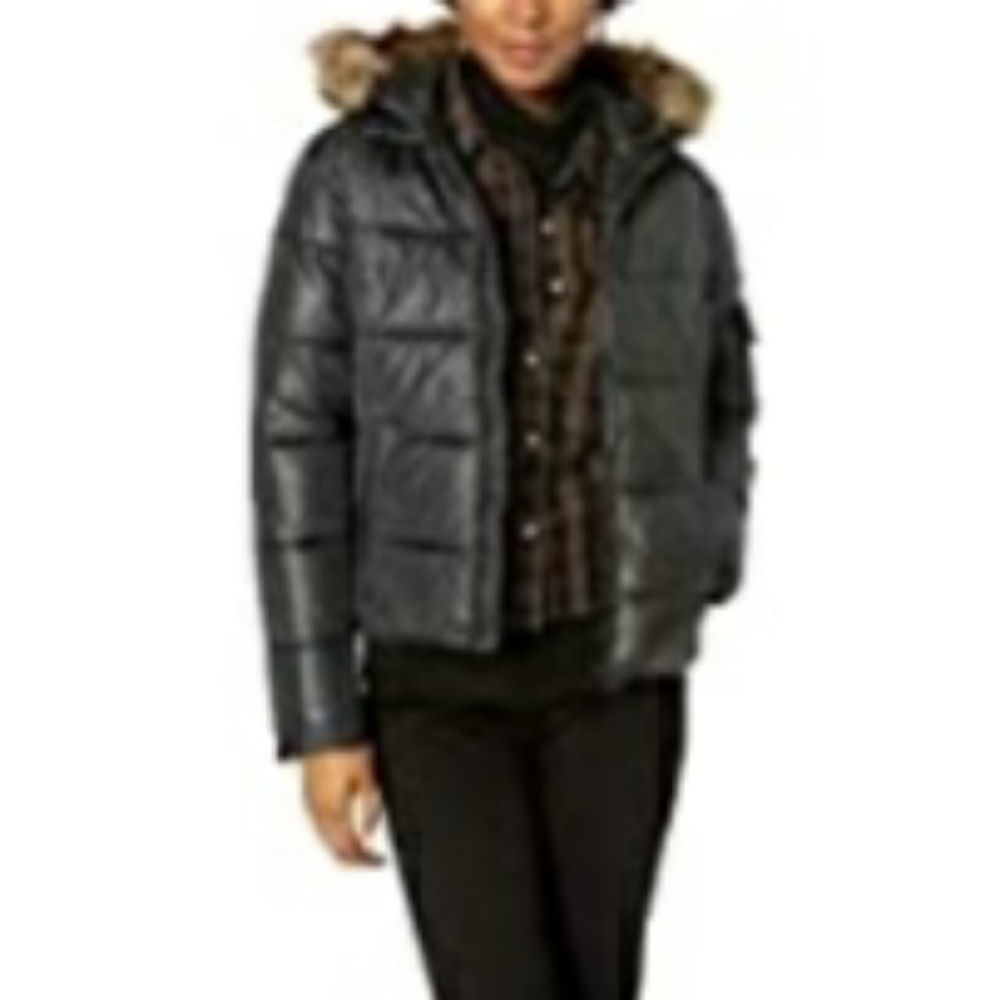 Pink Platinum Junior's Down Jacket